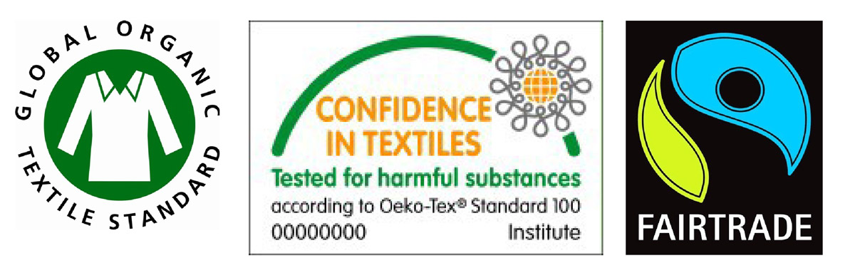 otroška oblačila s certifikati